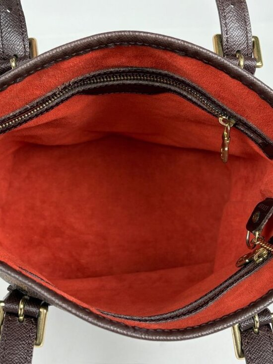 Louis Vuitton Male Handbag Bucket Shoulder Tote Damier Brown - Picture 7 of 8